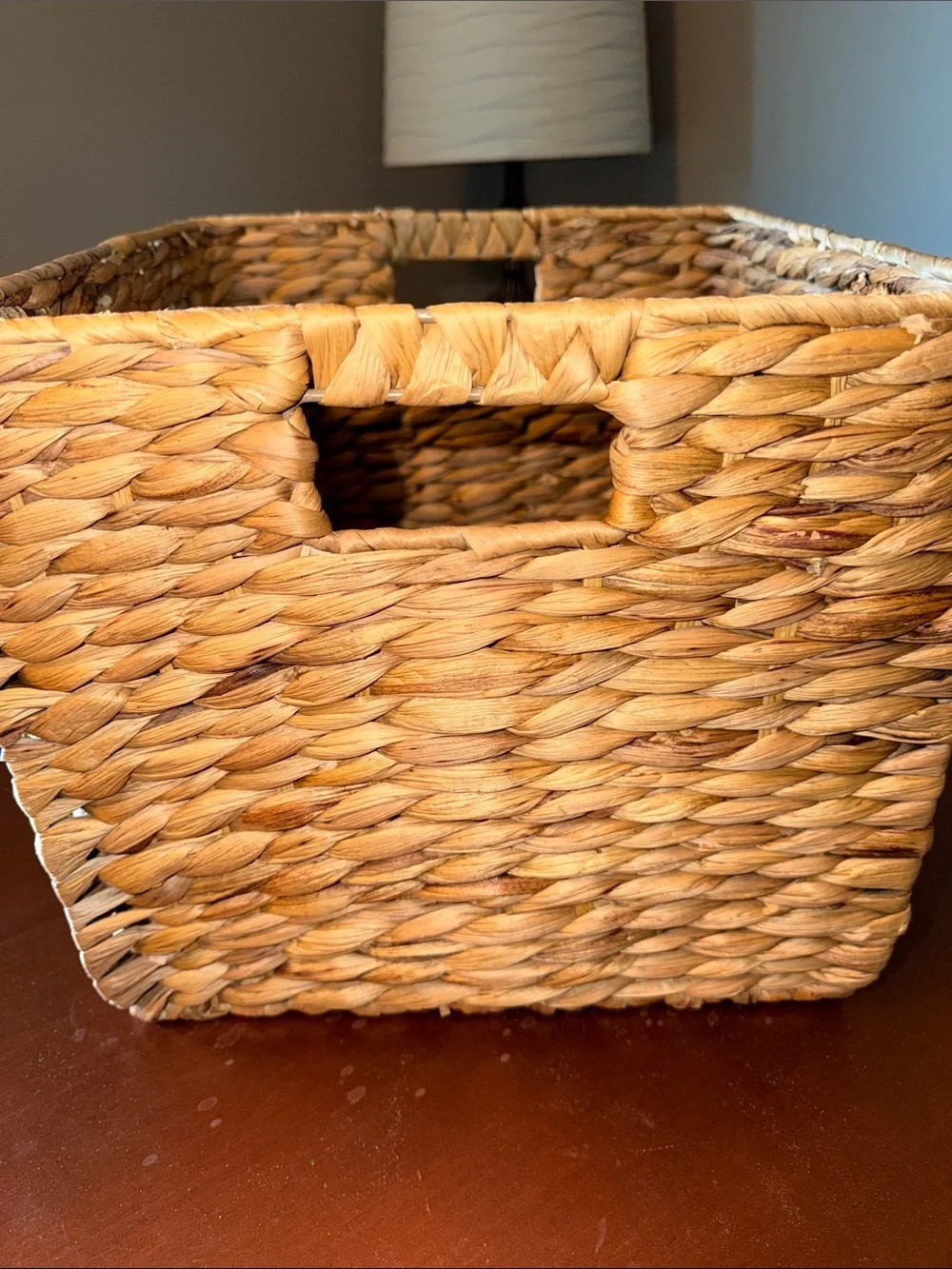 Woven Storage Basket - Natural Tan